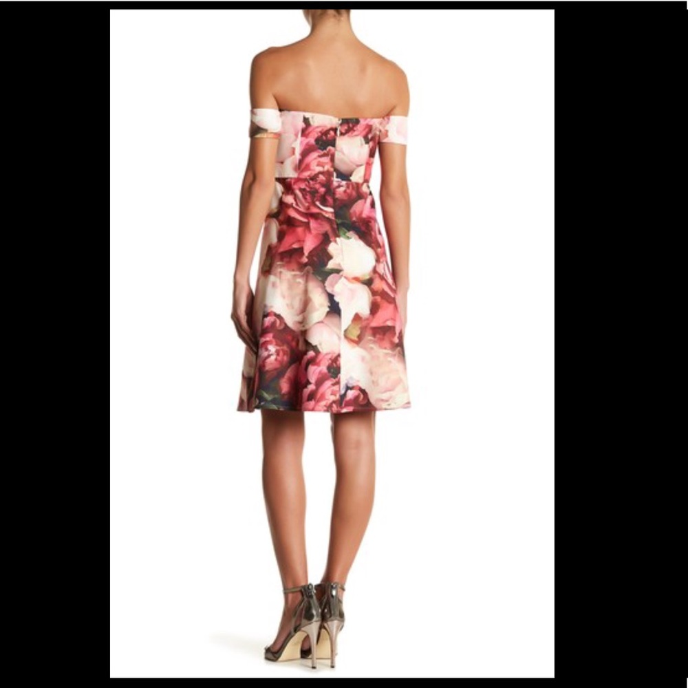 NWT Lumiere by Bariano Floral Off the Shoulder - Picture 2 of 10